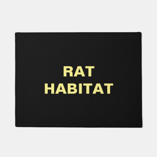 RAT HABITAT DEURMAT (Voorkant)