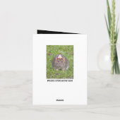 Rat Happy Birthday - Carte de plaisir (Dos)