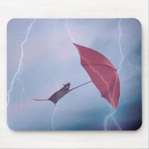 Rat in een Storm Mousepad Muismat