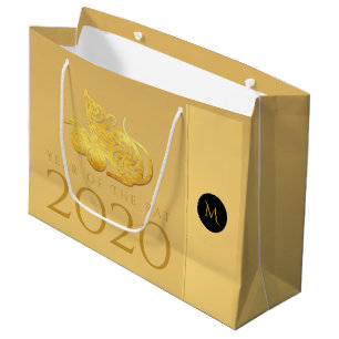 Rat Jaar 2020 vruchten Elegant Monogram L Cadezak Groot Cadeauzakje