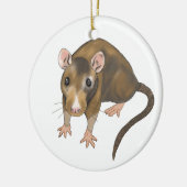 Rat Keramisch Ornament (Links)