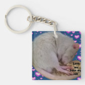 Rat keyring sleutelhanger (Voorkant)