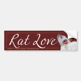 Rat Love 2 Bumpersticker