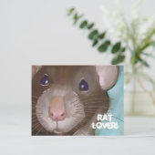 Rat Lover Briefkaart (Staand voorkant)