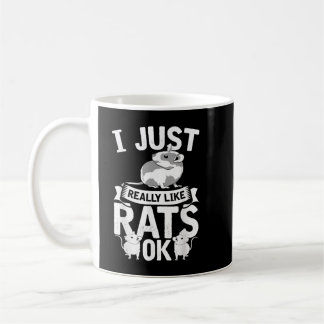 Rat Lover Rodent Funny Animal Pet Cute Rat Koffiemok