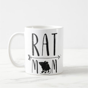 Rat mam - Funny Retro Pet Mouse Rat of Rodent Gift Koffiemok