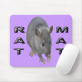 Rat Mat Mousepad Muismat (Met muis)