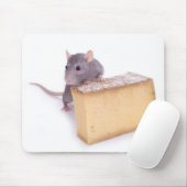rat met kaas muismat (Met muis)