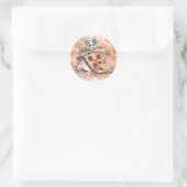 Rat met Pizza Stickers (Tas)