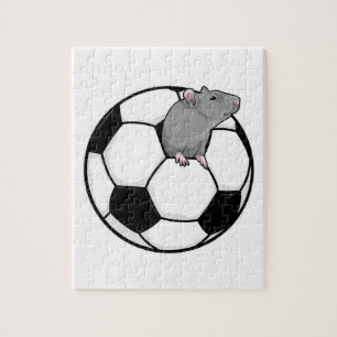 Rat met Voetbal Legpuzzel