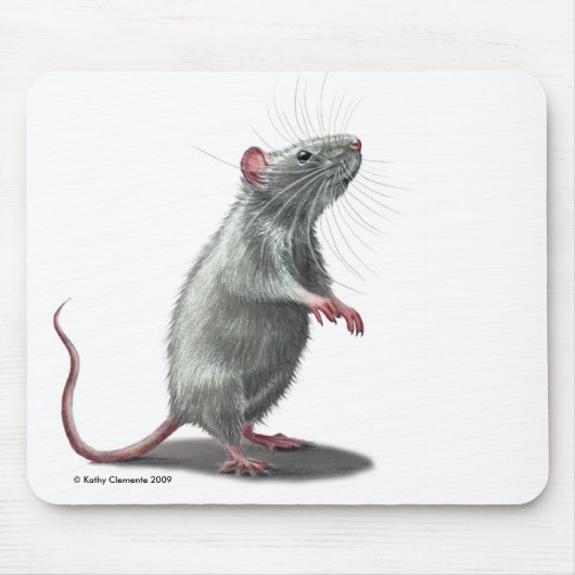 Rat Mousepad Muismat (Voorkant)