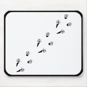 Rat Paw-afdrukken - Muismat