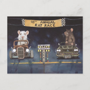 Rat Race Briefkaart