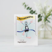 Rat Race Funny Retirement Briefkaart (Staand voorkant)
