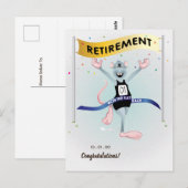 Rat Race Funny Retirement Briefkaart (Voorkant / Achterkant)