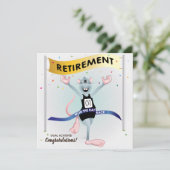 Rat Race Funny Retirement Kaart (Staand voorkant)