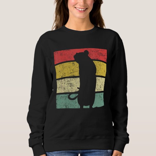 Rat Rat Mouse Retro Trui (Voorkant)