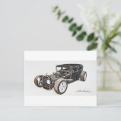 Rat Rod Briefkaart (Staand voorkant)