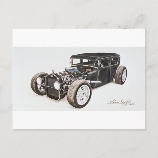 Rat Rod Briefkaart (Voorkant)