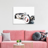 Rat Rod Canvas Afdruk (Insitu (Woonkamer))