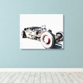 Rat Rod Canvas Afdruk (Insitu (Houten vloer))