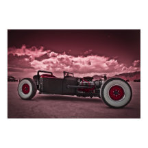 Rat Rod op het Poster Bonneville