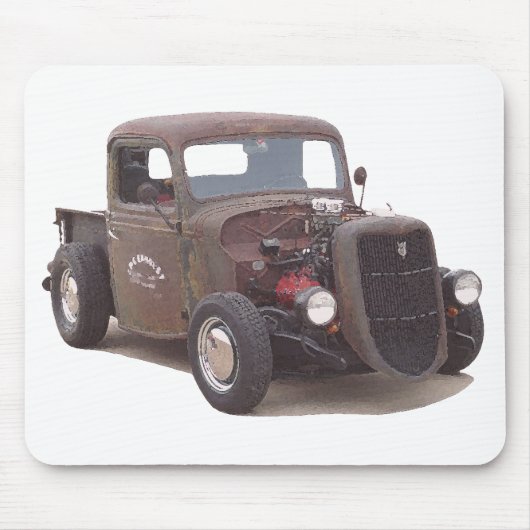 Rat Rod Pickup Muismat (Voorkant)