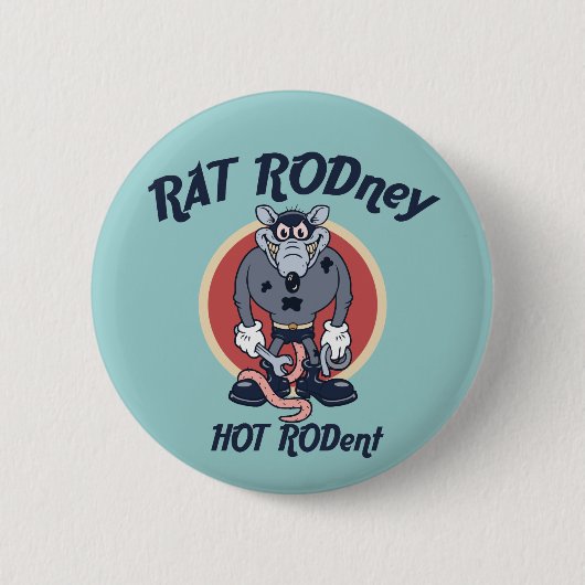 Rat Rodney Ronde Button 5,7 Cm (Voorkant)