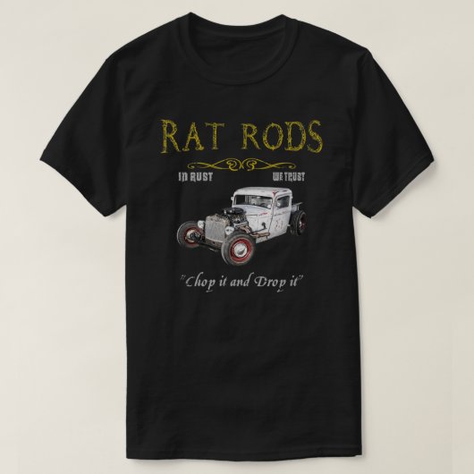 Rat Rods T-shirt Chop It And Drop It  Essential T- (Design devant)