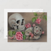 Rat Roos Tekening Briefkaart (Voorkant / Achterkant)