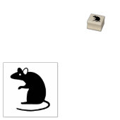 "Rat" Rubberen stempel (Gestempeld)