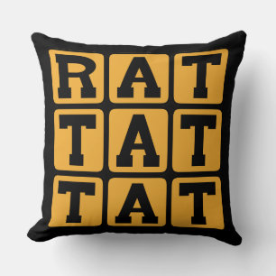 Rat Tat Tat, Drum Patroon Kussen
