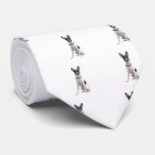 Rat Terrier (A) Stropdas (Opgerold)