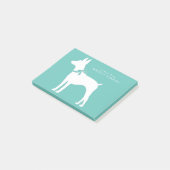 Rat Terrier Dog Puppy Post-it® Notes (Schuin)