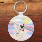 Rat Terrier Engel Sleutelhanger (Voorkant)
