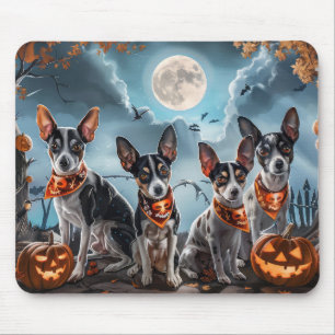 Rat Terrier Halloween Spooky  Muismat