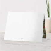 Rat Terrier Hond in Sneeuw Kerstmis Kaart (Achterkant)