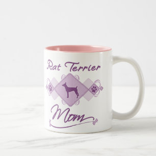 Rat Terrier mama Tweekleurige Koffiemok