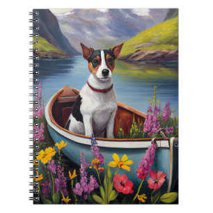 Rat Terrier op een peddel: Een landschappelijk avo Notitieboek