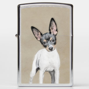 Rat Terrier Painting - Cute Original Dog Art