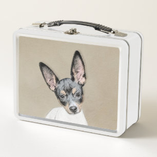 Rat Terrier Painting - Cute Original Dog Art