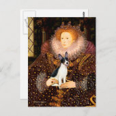 Rat Terrier - Queen Briefkaart (Voorkant / Achterkant)