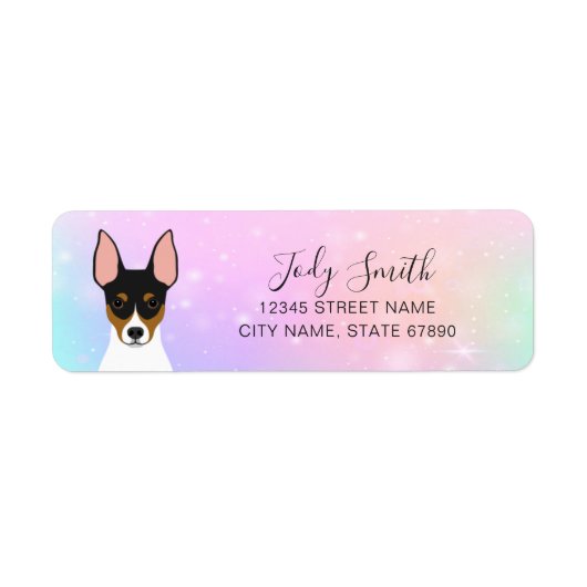 Rat Terrier Return Address Labels (Voorkant)