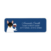 Rat Terrier Return Address Labels (Voorkant)