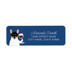 Rat Terrier Return Address Labels