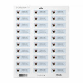 Rat Terrier Return Address Labels (Full Sheet)