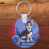 Rat Terrier Sleutelhanger (Voorkant)