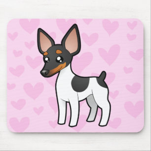 Rat Terrier/Speelgoed Fox Terrier Love Muismat