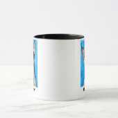 Rat terrier, tasse moderne d'art de chien (Centre)
