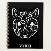 Rat tribal noir et blanc (Devant)